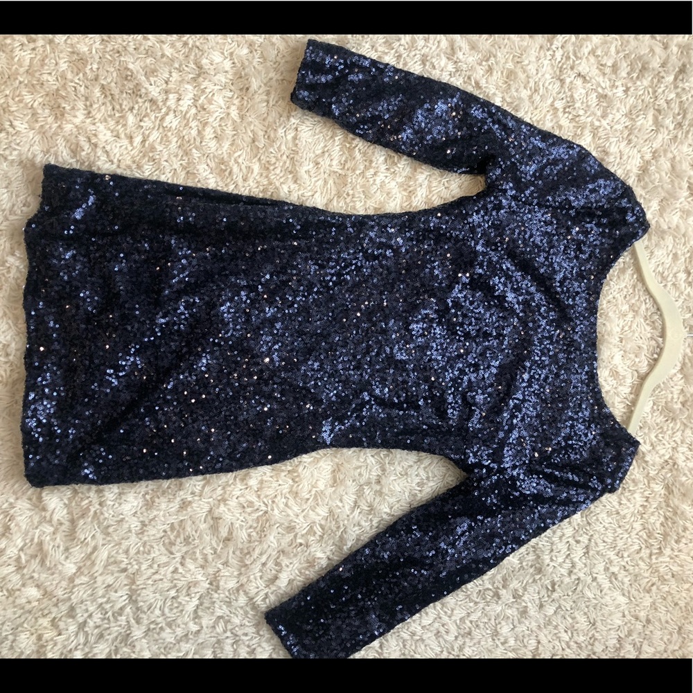 Navy sequence dress going out dress 👠